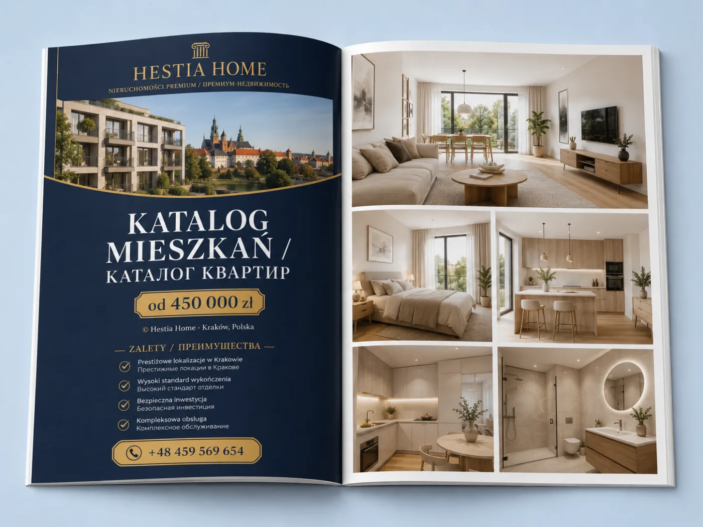 Каталог квартир Hestia Home